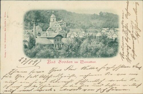 Postcard Bad Sooden in the Werra Valley 1897 (No.876)