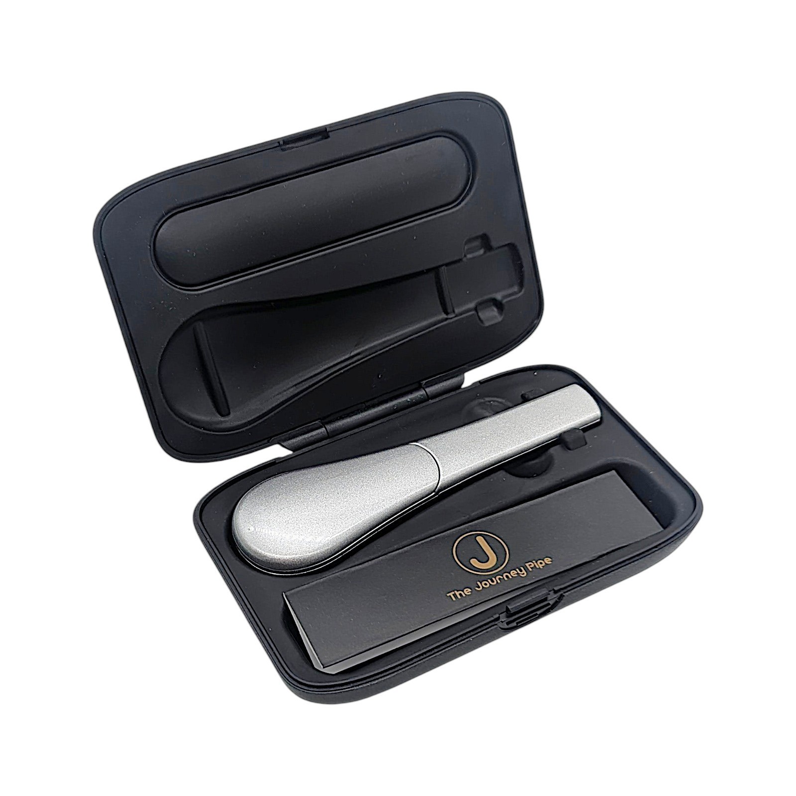 Journey J2 Magnetic Metal Tobacco Smoking Pipe Screenless Silver