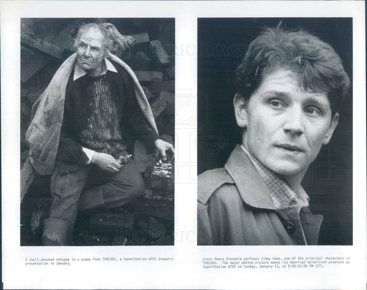Undated Press Photo British Actor Reece Dinsdale in Threads 1984 British