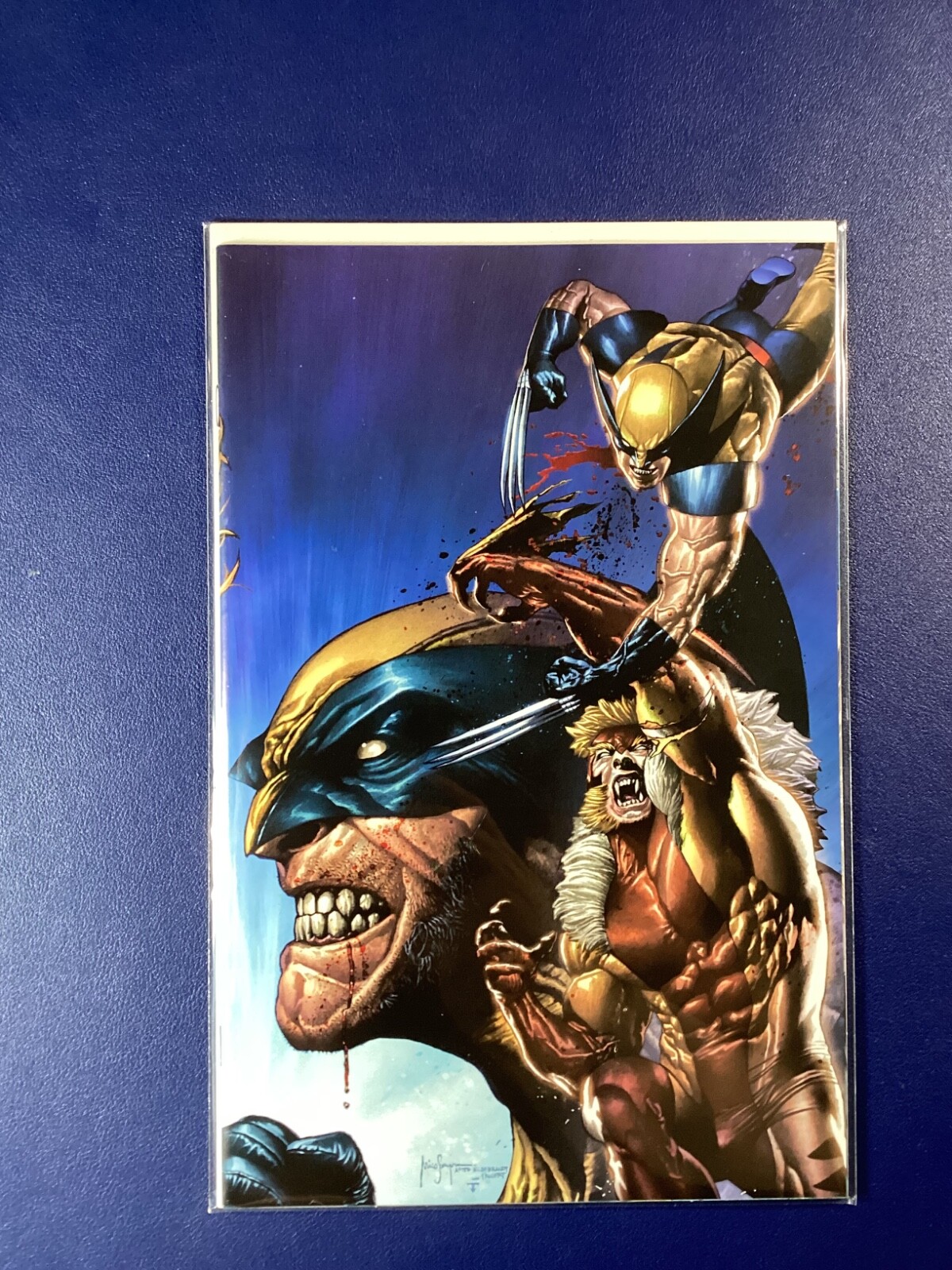 🔥WOLVERINE #47 VF 8.0 UNKNOWN COMICS MICO SUAYAN EXCLUSIVE VIRGIN VAR 04/10/24