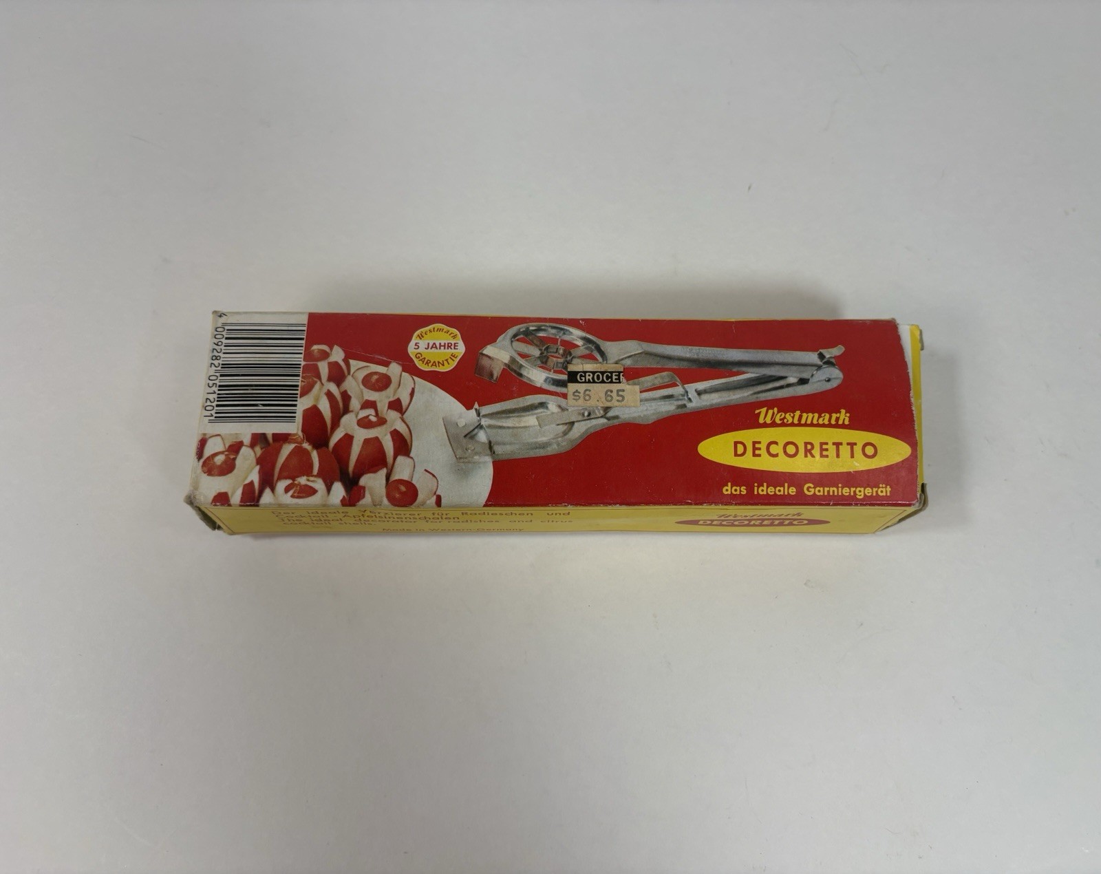 Vintage Westmark Decoretto 5120 Radish Citrus Garnish Cutter West Germany Box
