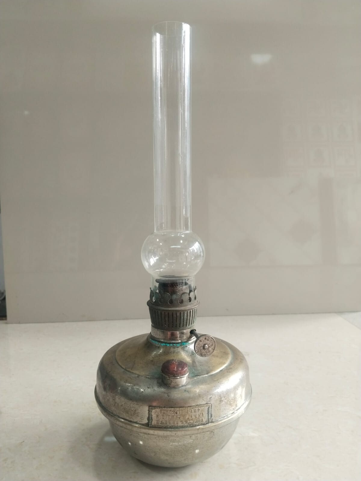 Vintage Old Antique Rare R. Ditmar Vienna Kerosene Favorite Lamp Made in Austria