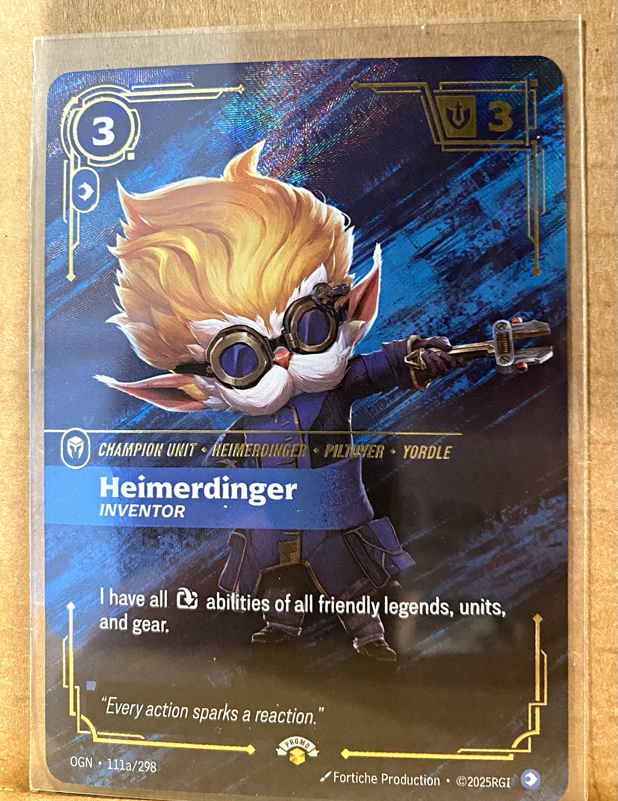 Riot Games League of Legends Arcane Promo Heimerdinger English