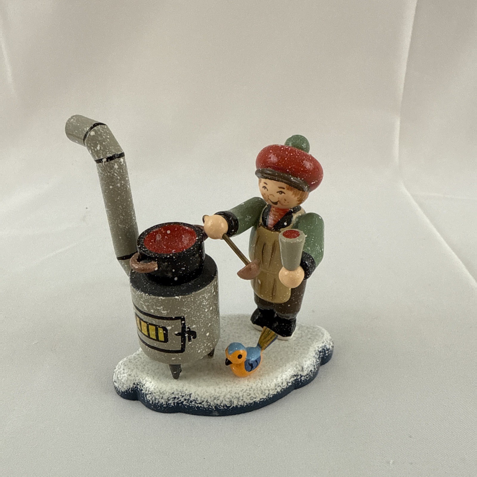 Kathe Wohlfahrt Winter Time Booth Mulled Wine 3” tall in original box Kathe Wohlfahrt Winter Time Booth Mulled Wine 3” tall in original box