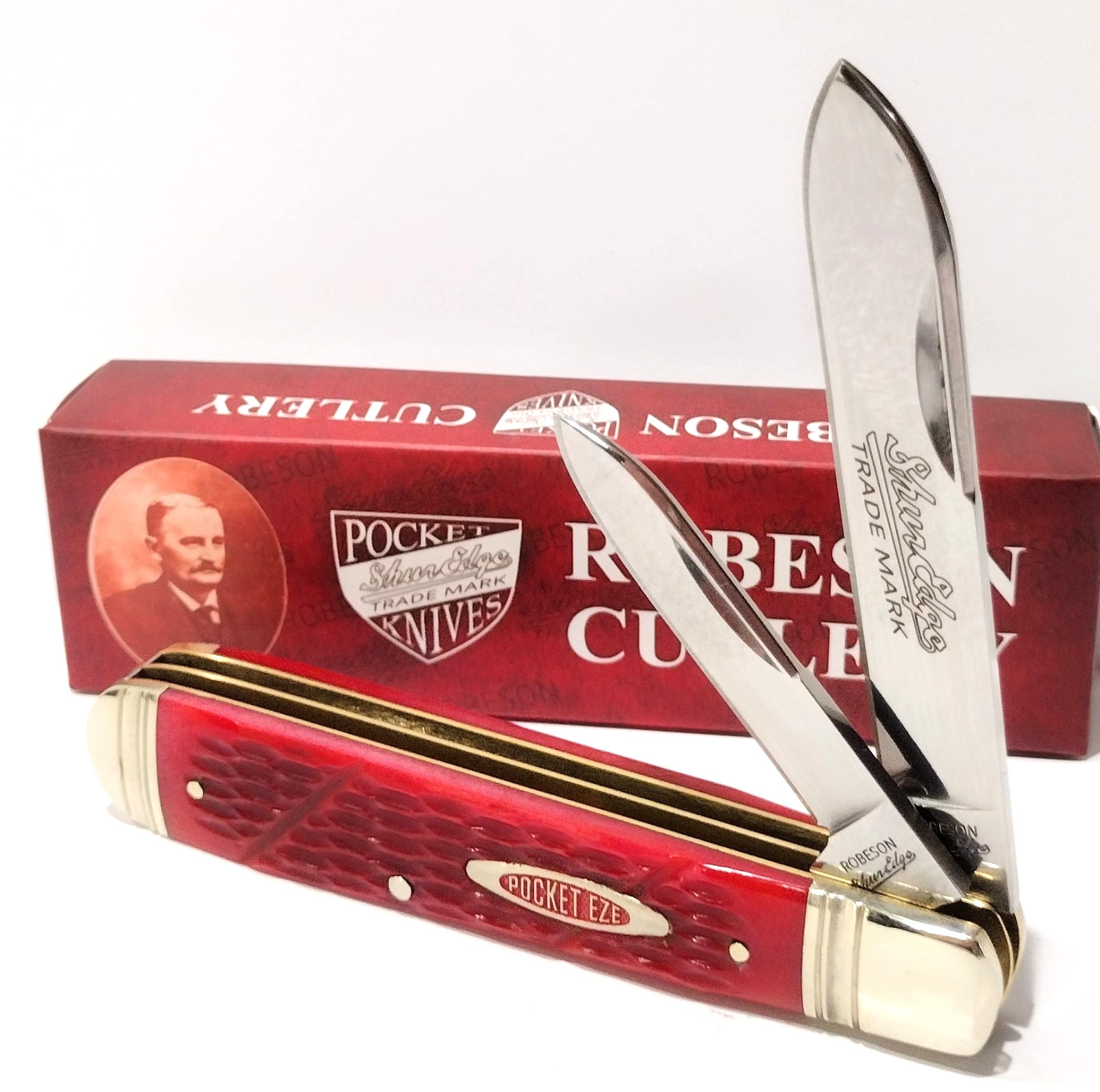 Robeson English Jack Red Jigged Bone 2 Blade Slipjoint Folding Pocket Knife NEW Robeson English Jack Red Jigged Bone 2 Blade Slipjoint Folding Pocket Knife NEW