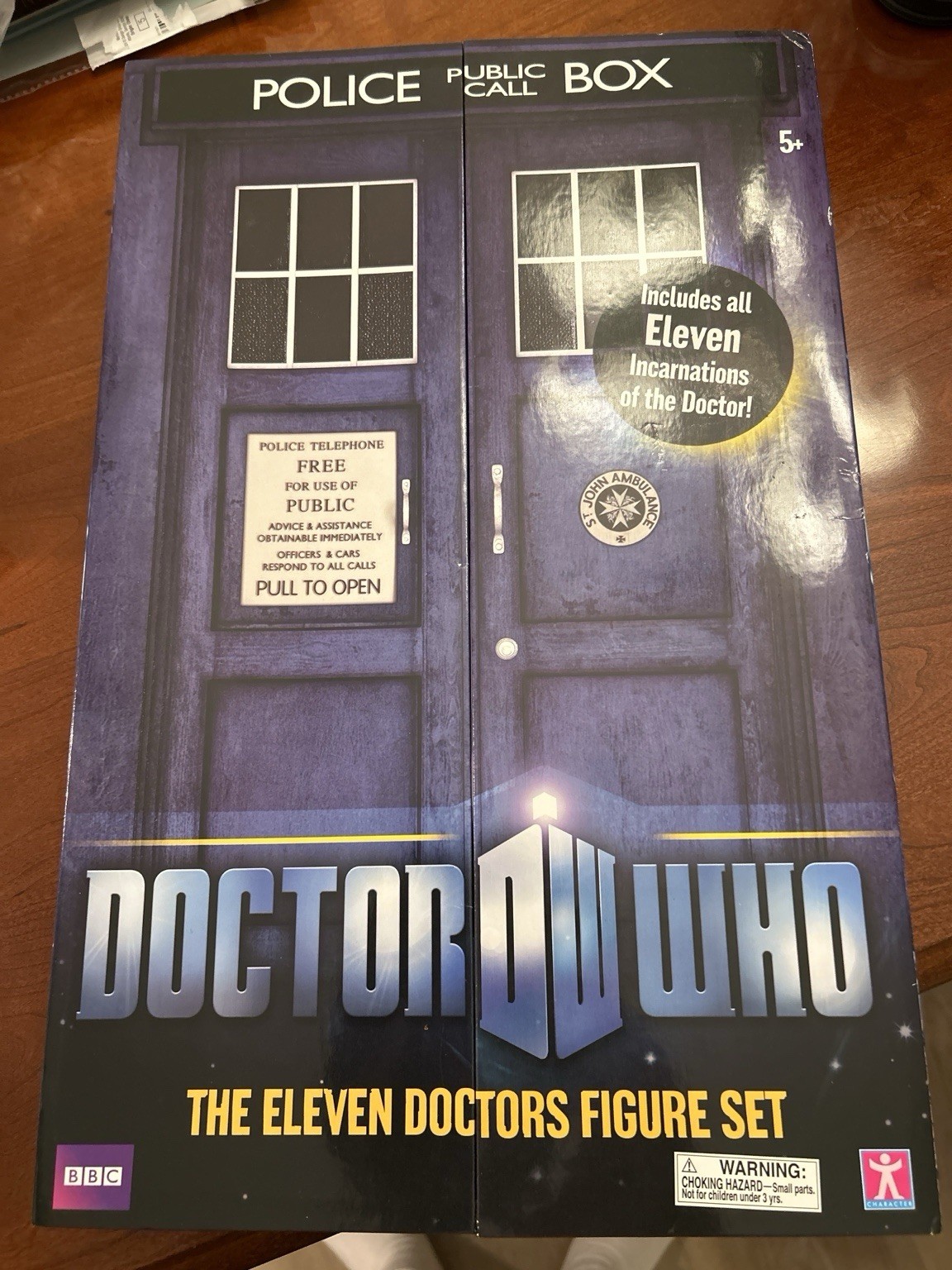 Doctor Who Eleven Doctors 5” Figure Set Unopened Inner Tray BBC Tardis  