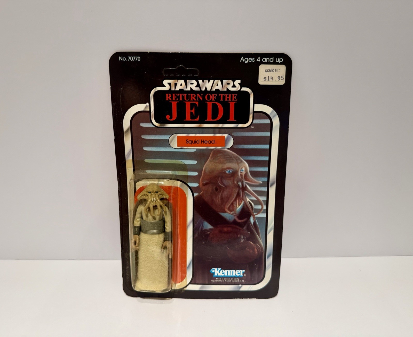 Kenner 1983 Star Wars Squid Head Return Of The Jedi Action Figure