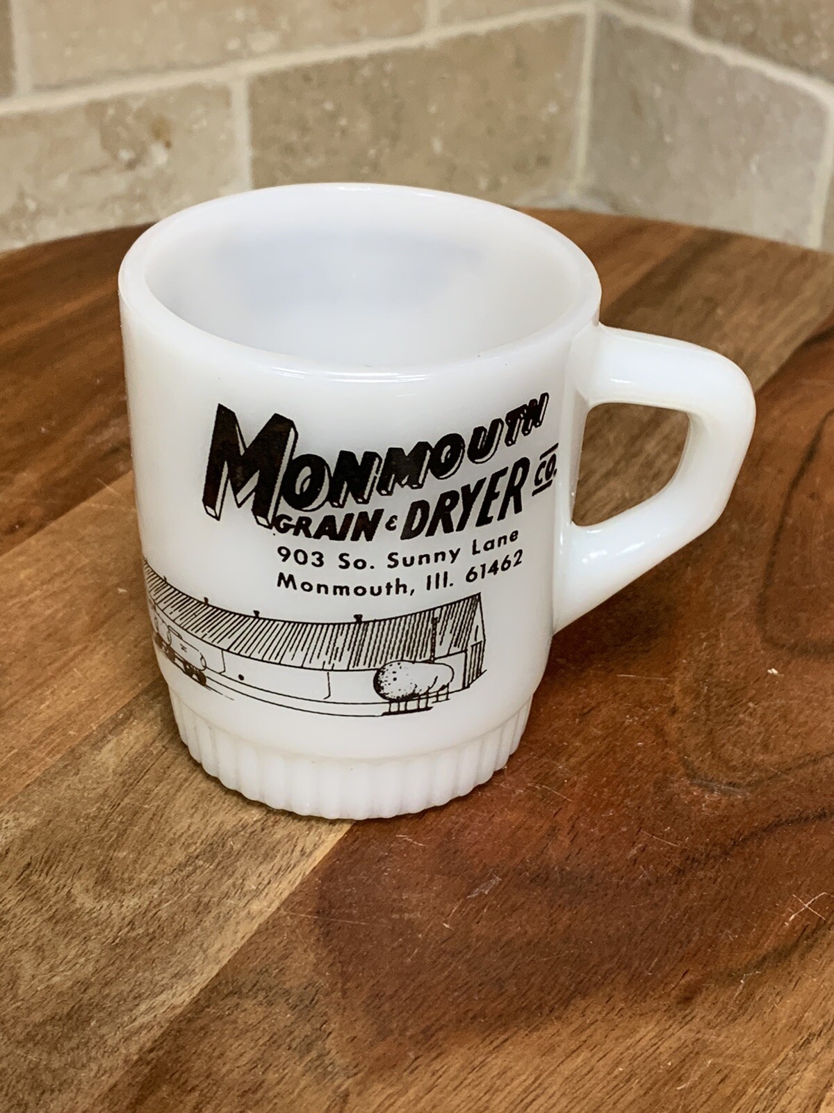 VINTAGE FIREKING MONMOUTH GRAIN DRYER CO. ILLIONIOS SWEDE POWER COFFEE MUG (21C) VINTAGE FIREKING MONMOUTH GRAIN DRYER CO. ILLIONIOS SWEDE POWER COFFEE MUG (21C)