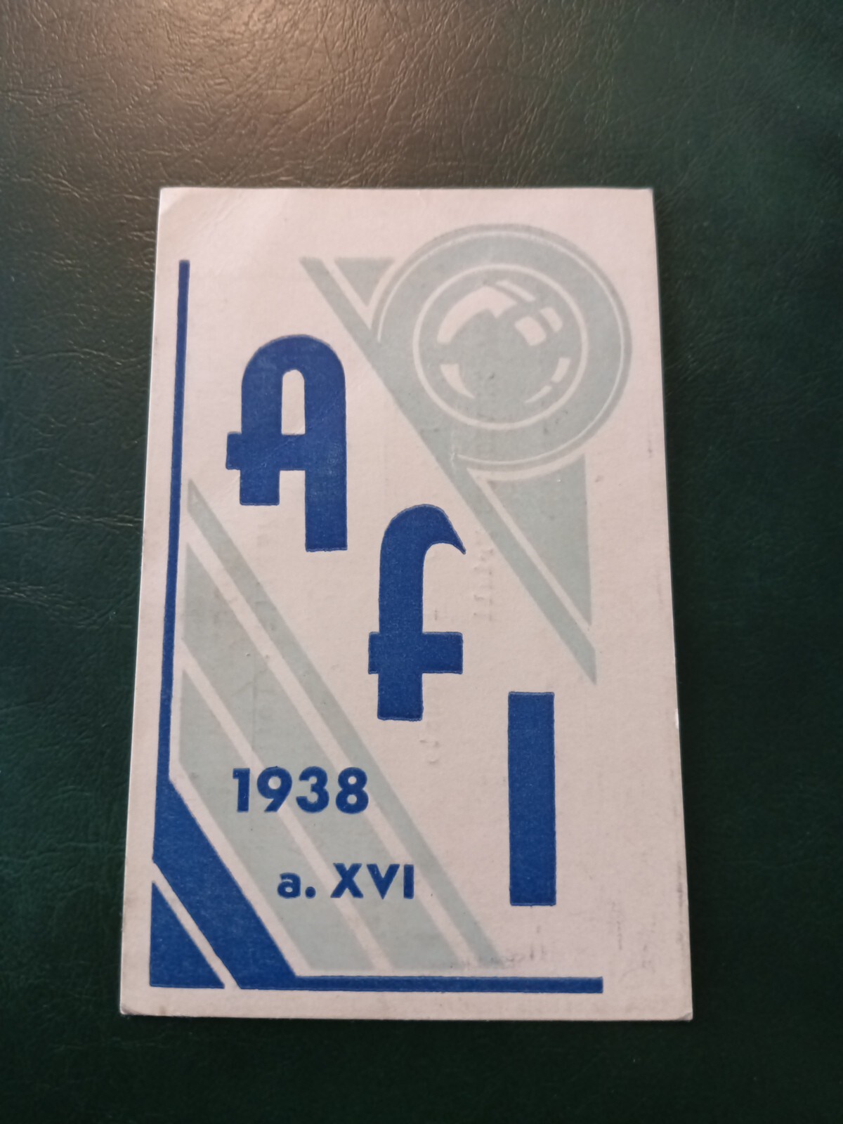Tessera PNF Associazione Fotografica Italiana AFI Fotografia Cervignano Friuli