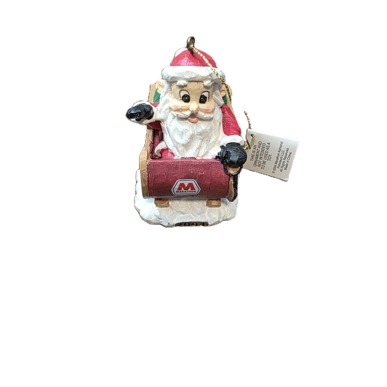 Marathon Limited Edition 2000s Vintage Santa Christmas Ornaments Choose - Read