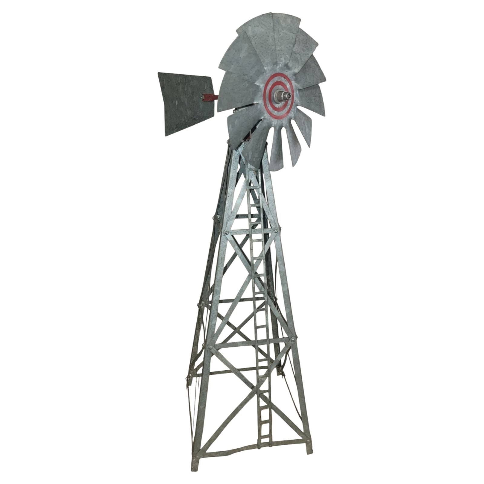 Vintage Antique AERO MFG CO. Windmill Salesman Sample Galvanized Steel 16.5\