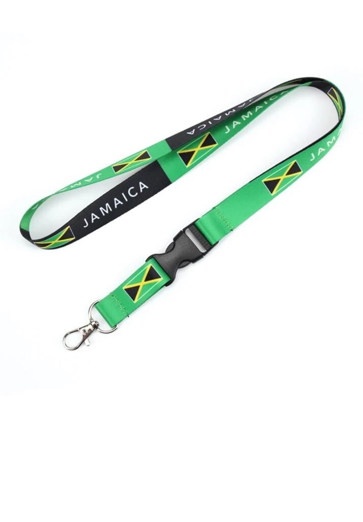 3pcs. Jamaica Jamaican Flag Lanyard