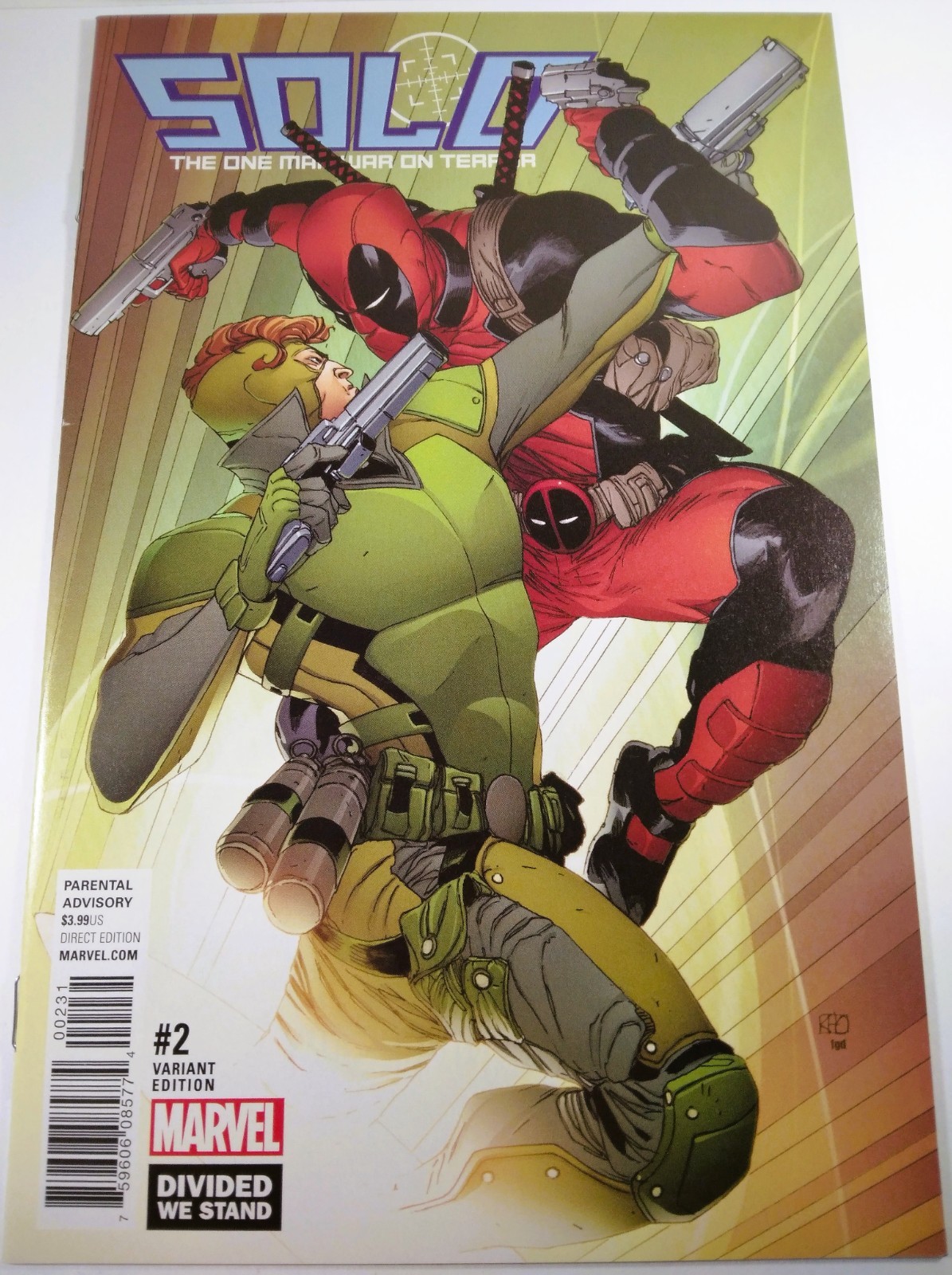 🔴🔥 SOLO #2 KHOI PHAM DIVIDED WE STAND VARIANT MARVEL COMICS 2017 DEADPOOL VF-