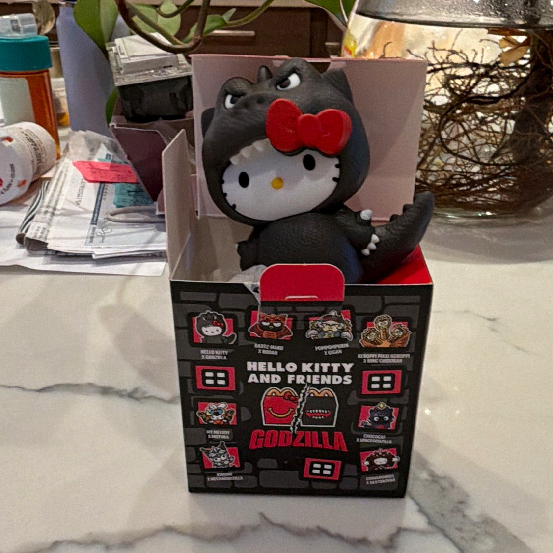 McDonald\'s Happy Meal Hello Kitty x Godzilla Toy #1  2026 New in Box
