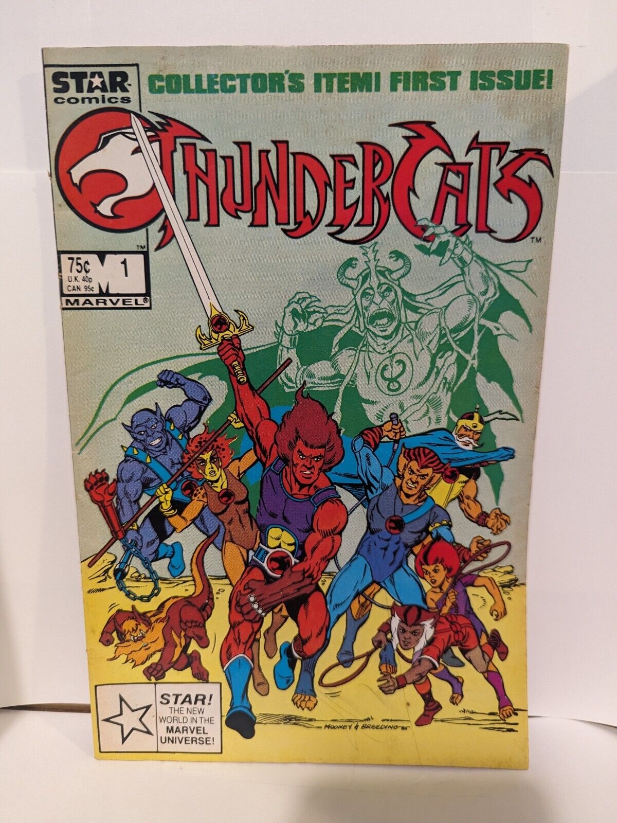 Thundercats 1 Star comics 1985 RARE HTF Third Print VG+ Marvel