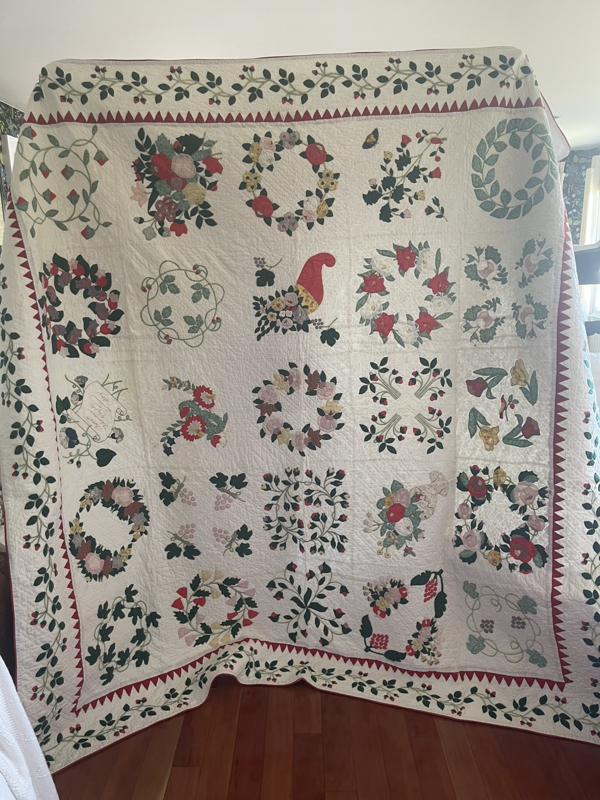 Vintage Smithsonian Collection “The Brides Quilt” Album Applique Limited Edition