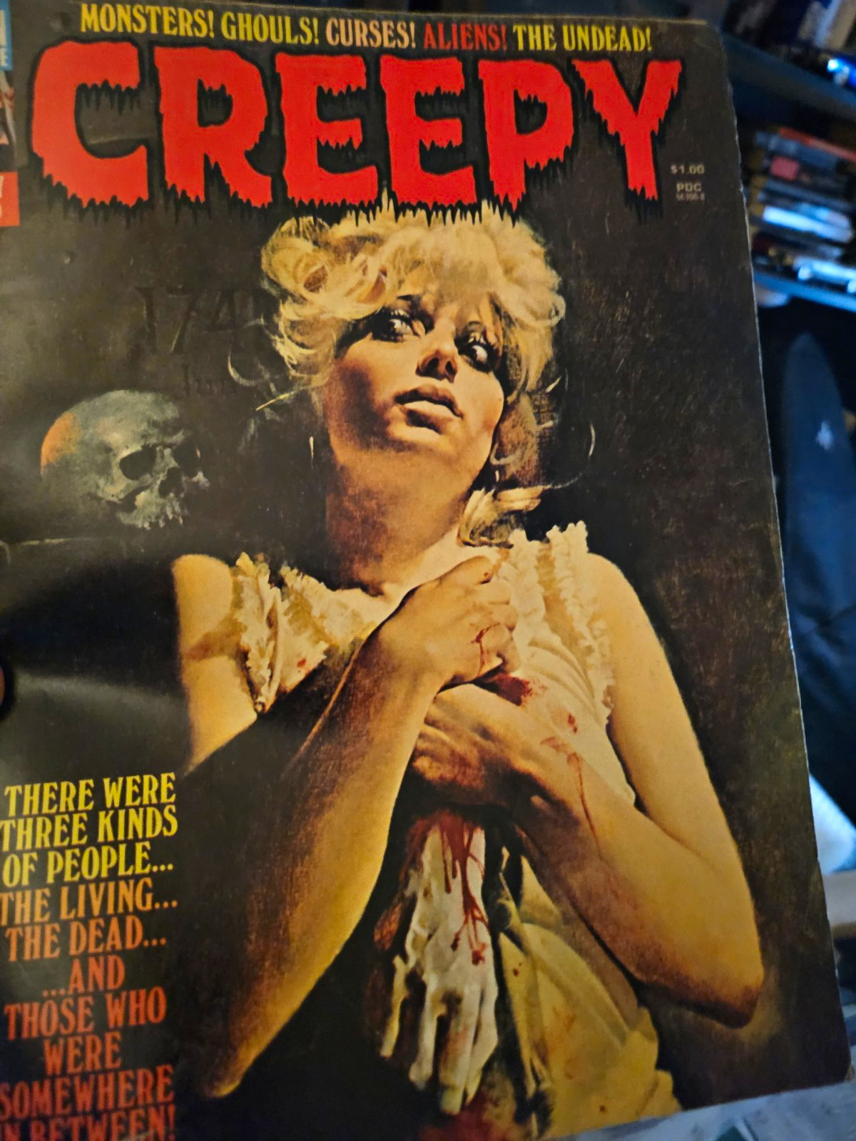 Creepy Comic Magazine Issue Horror Cover Monsters Ghouls Curses Aliens Undead Creepy Comic Magazine Issue Horror Cover Monsters Ghouls Curses Aliens Undead