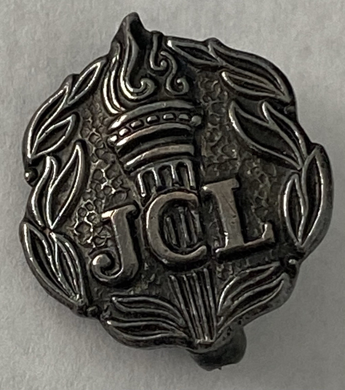 Vintage JCL National Junior Classical League Sterling Lapel Pin