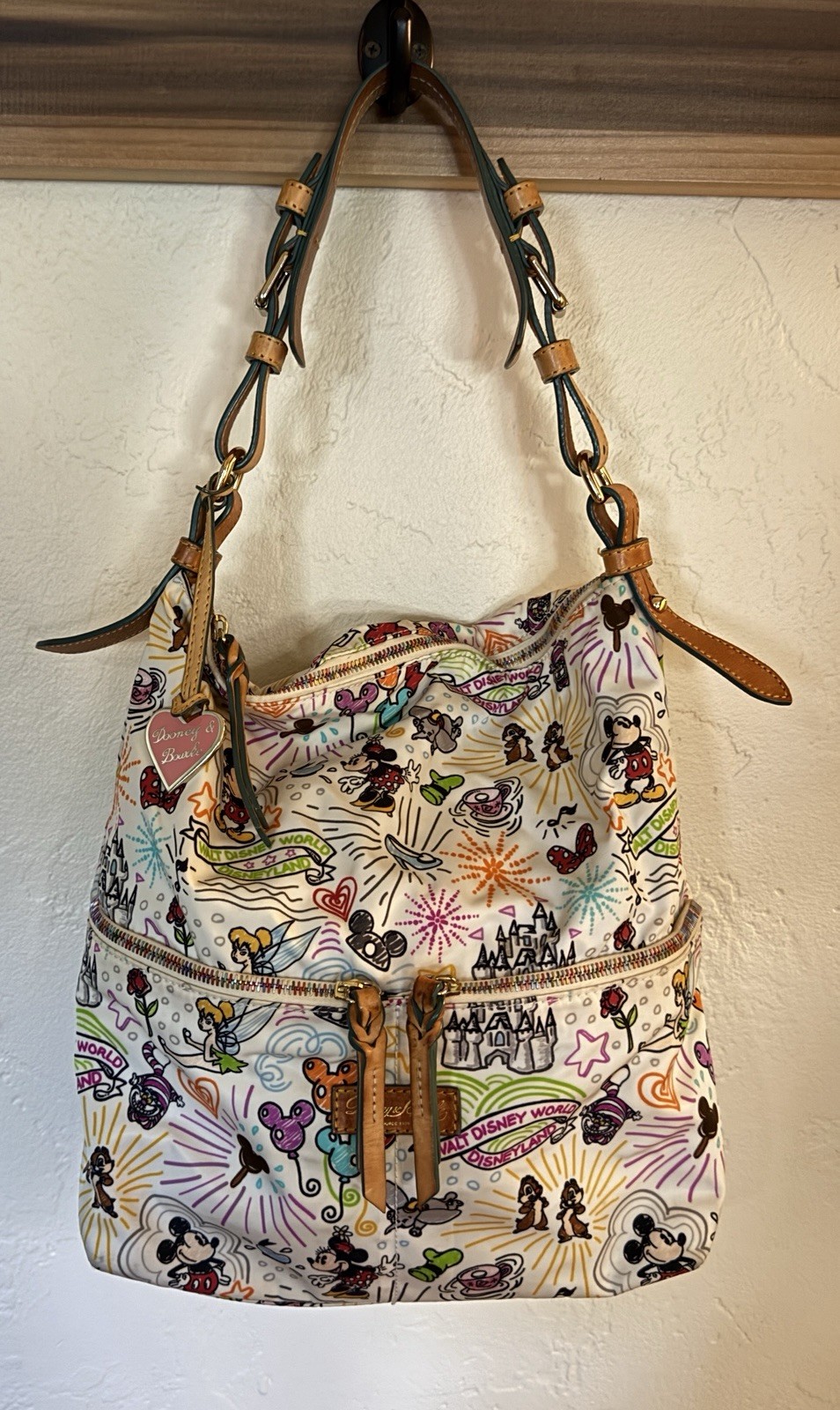 Dooney & Bourke Medium Walt Disney World Disney Parks Print Shoulder Bag