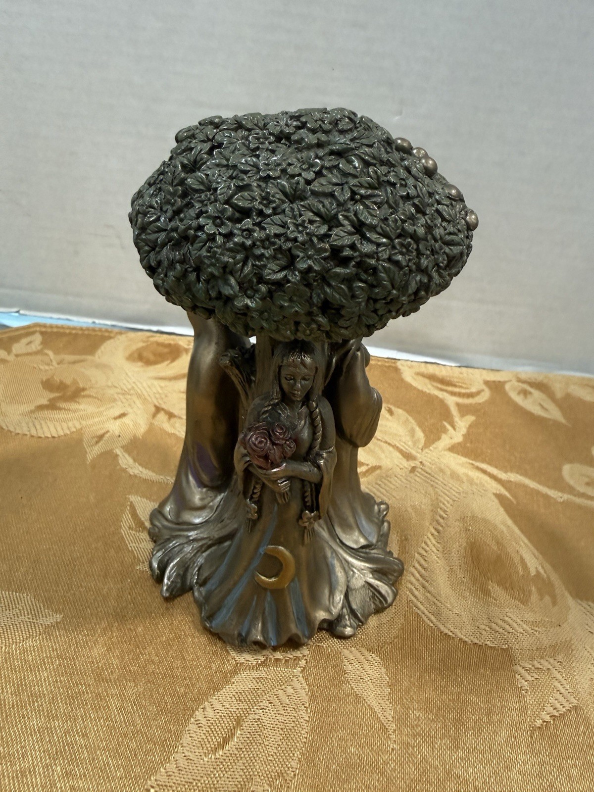 Ebros Celtic Sacred Moon Triple Goddess Mother Maiden Crone under Tree of Life
