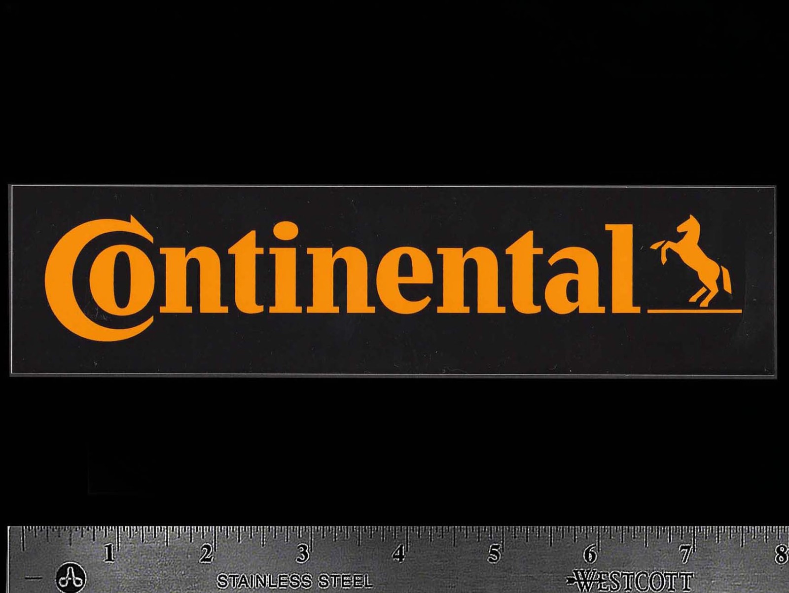 CONTINENTAL TIRES - Original Vintage 1980's Racing Decal/Sticker CONTINENTAL TIRES - Original Vintage 1980's Racing Decal/Sticker