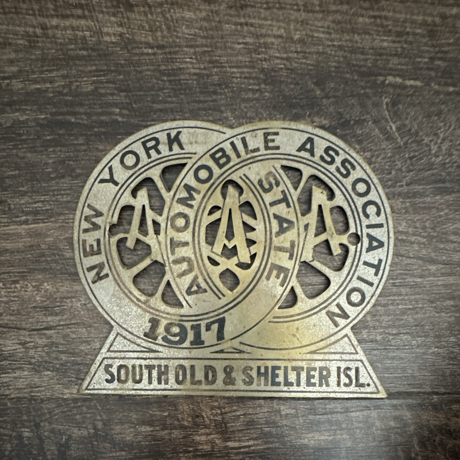 Newyork Automobile Association 1917 South Old & Shelter Isl.