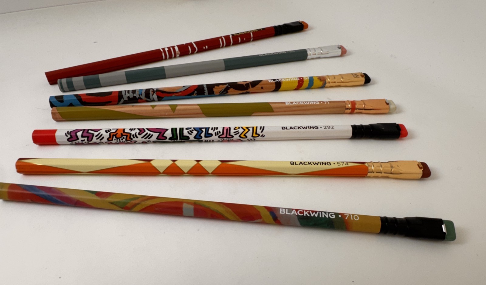 Blackwing Volumes ART Starter Set Lot of 7. Jerry Garcia. Basquiat. Haring. FLW