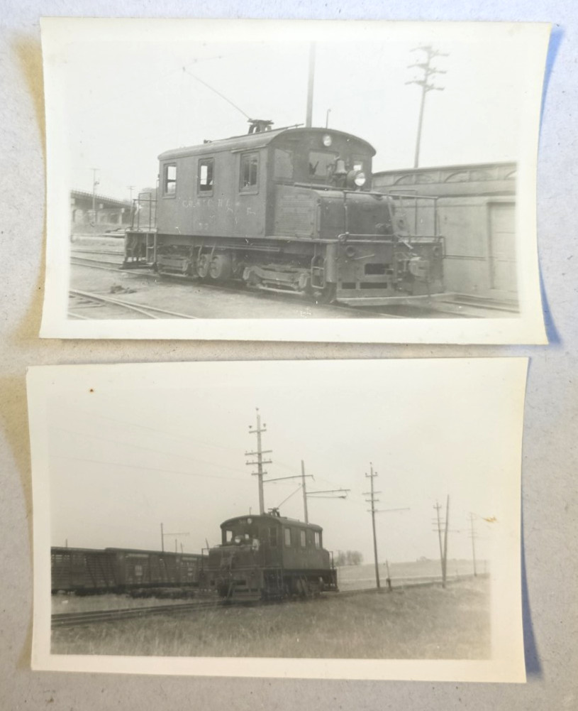 C. 1930s Cedar Rapids & Iowa City Railway Steeplecab No. 56, 57 Photo Lot