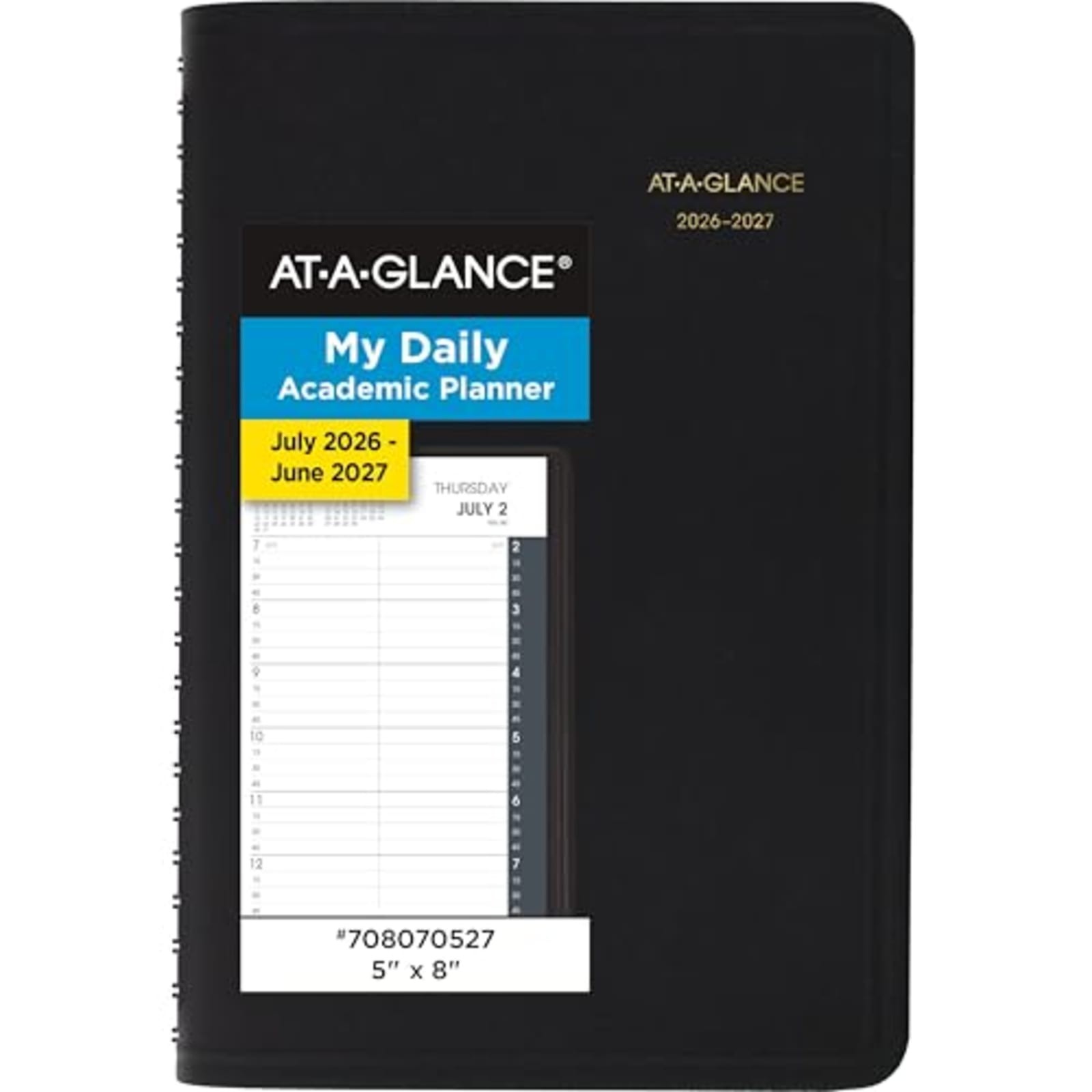 AT-A-GLANCE 2026-2027 Daily Academic Planner 5\