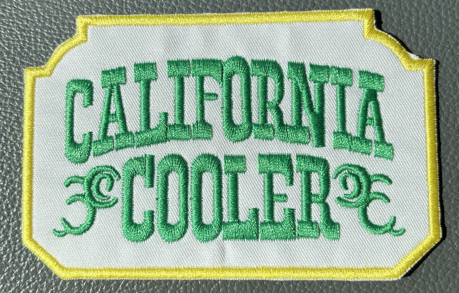 California Cooler Wine Cooler Vintage Style Retro Iron Sew One Patch Cap Hat