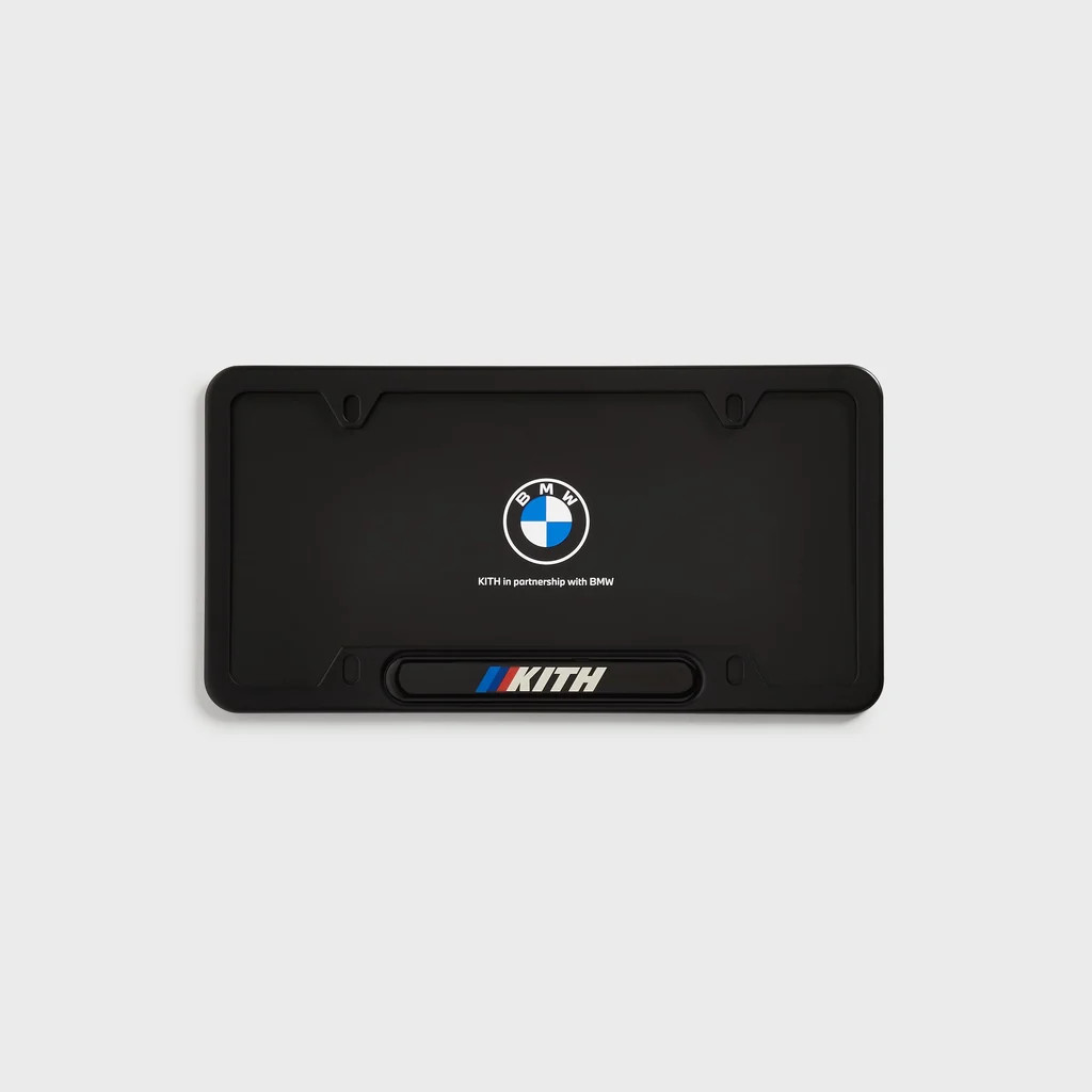 Kith For BMW 2026 License Plate Holder Black (X2)