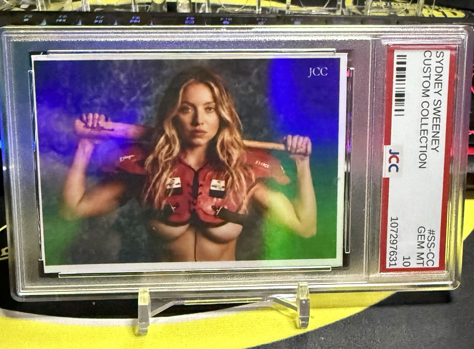 Sydney Sweeney Custom Collection-Novelty Card-Bo Jackson-Euphoria-Custom Slab