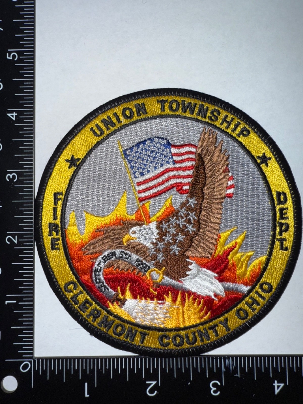 Union Township Twp Fire Patch Clermont County Ohio OH Obsolete