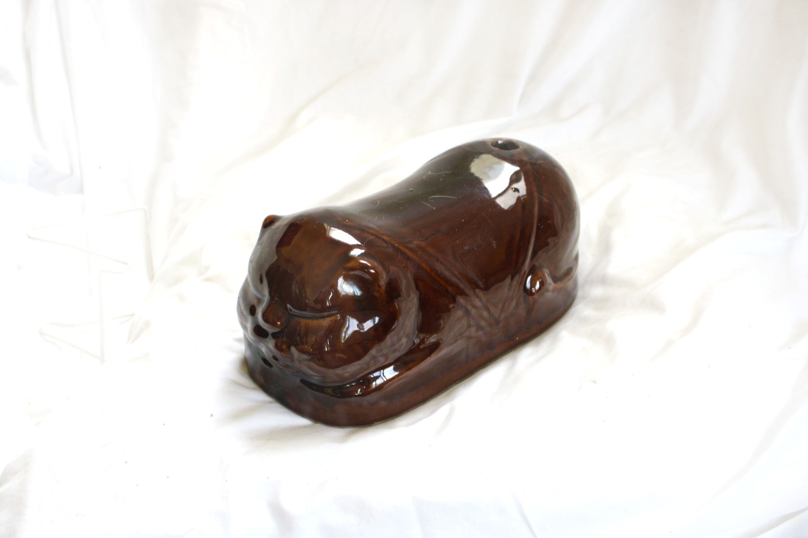 Vintage 1920s Brown Glazed Chinese 