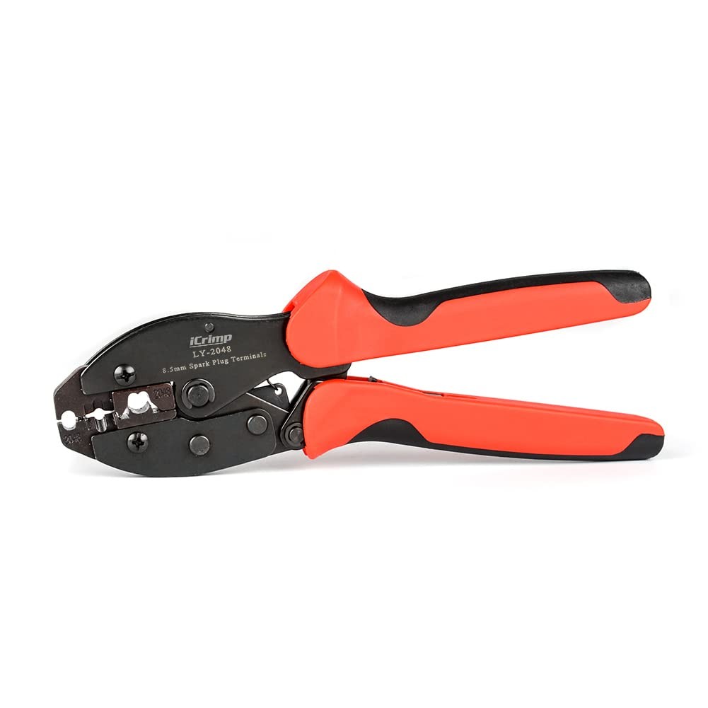 Ratchet Wire Crimping and Stripping Tool for Spark Plugs Wire Crimper Crimping