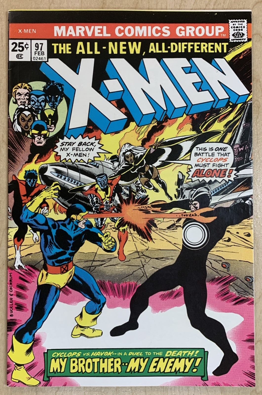 UNCANNY X-MEN #97  5th NEW X-MEN  1st LILANDRA  HAVOK vs CYCLOPS  F/VF (7.0)