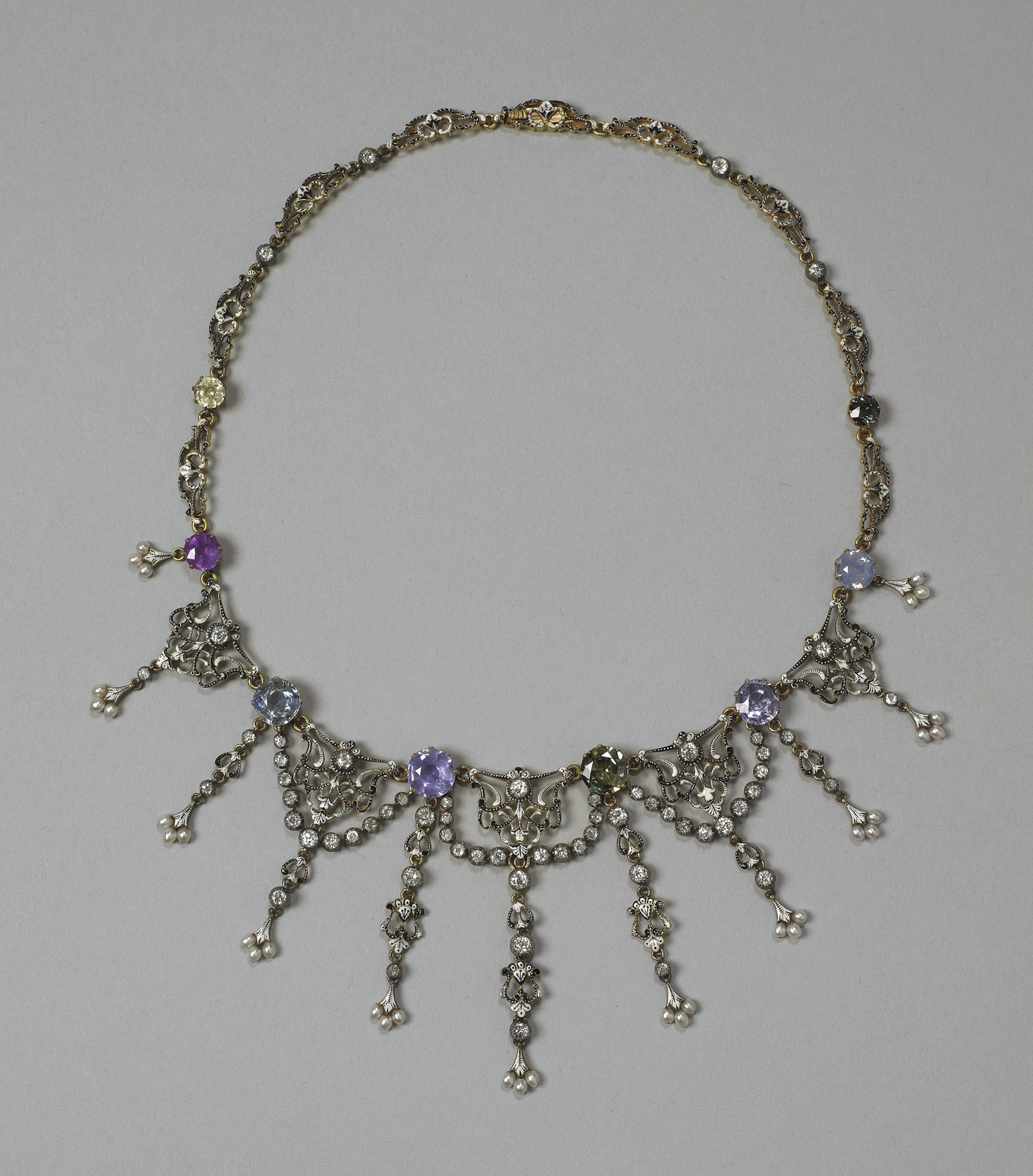 Carlo Giuliano Vintage 1900s Necklace Jewelry Design Photo Reprint Wall Art