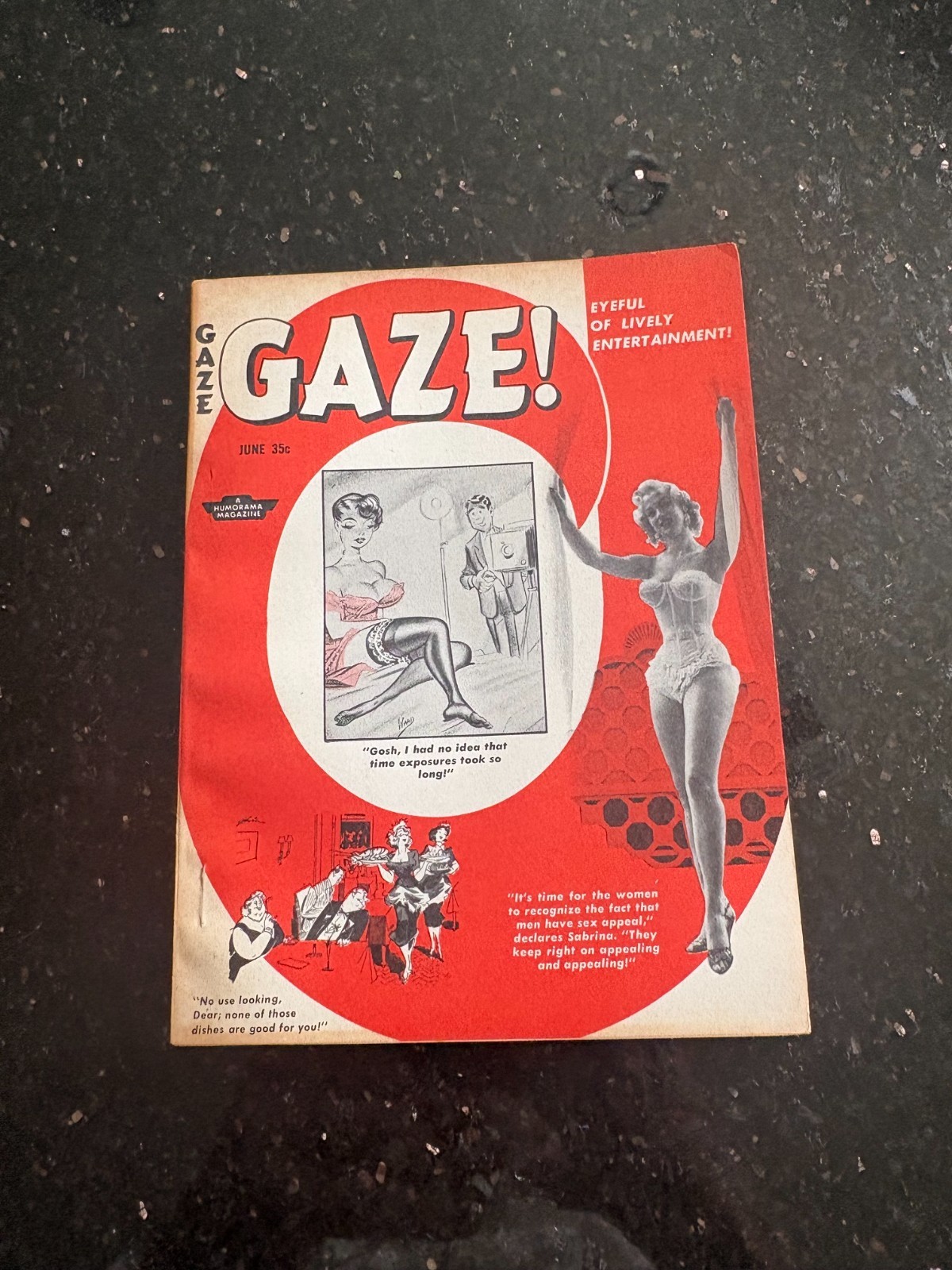Humorama-GAZE-JUNE 1958-GGA-FN-DIANE WEBBER-DAVY BERG-BILL WARD-