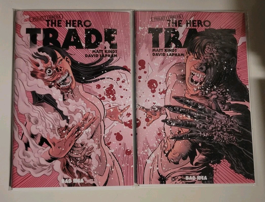 HERO TRADE: PROJECT CHIMERA (2025) #1+2 NM-/VF+ COMPLETE CVR A SET BAD IDEA