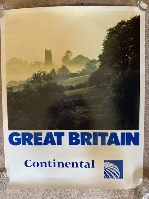 Continental Airlines Glossy Poster/Great Britain/28\