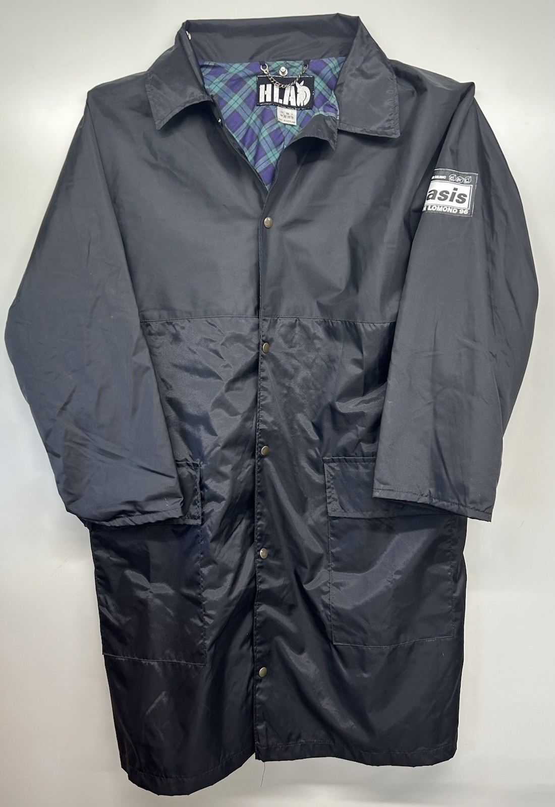 Oasis Raincoat Crew Only Official Whats The Story Morning Glory Loch Lomond 1996