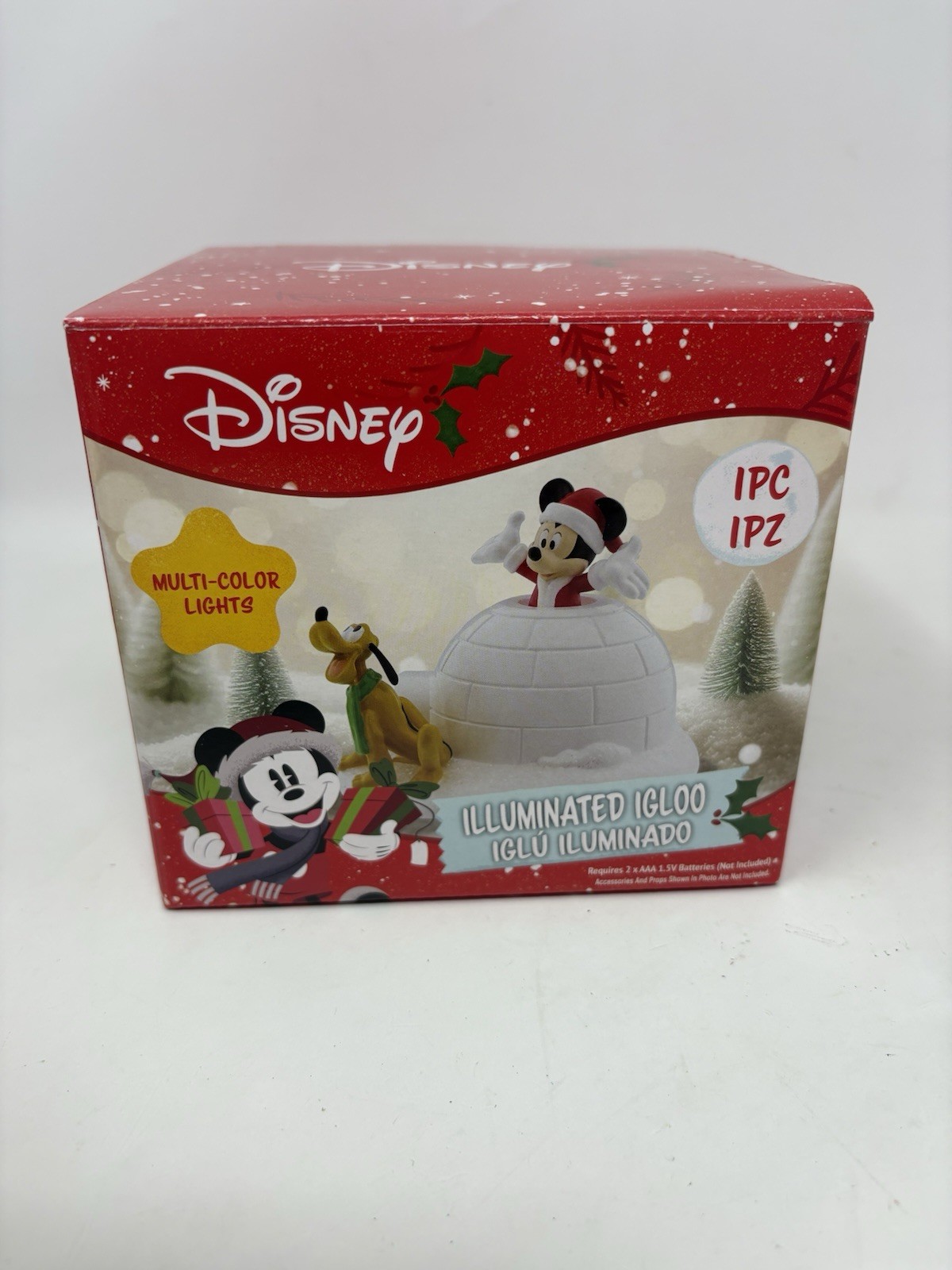 RUZ Illuminated Igloo Mickey Mouse Pluto Disney NEW-RARE