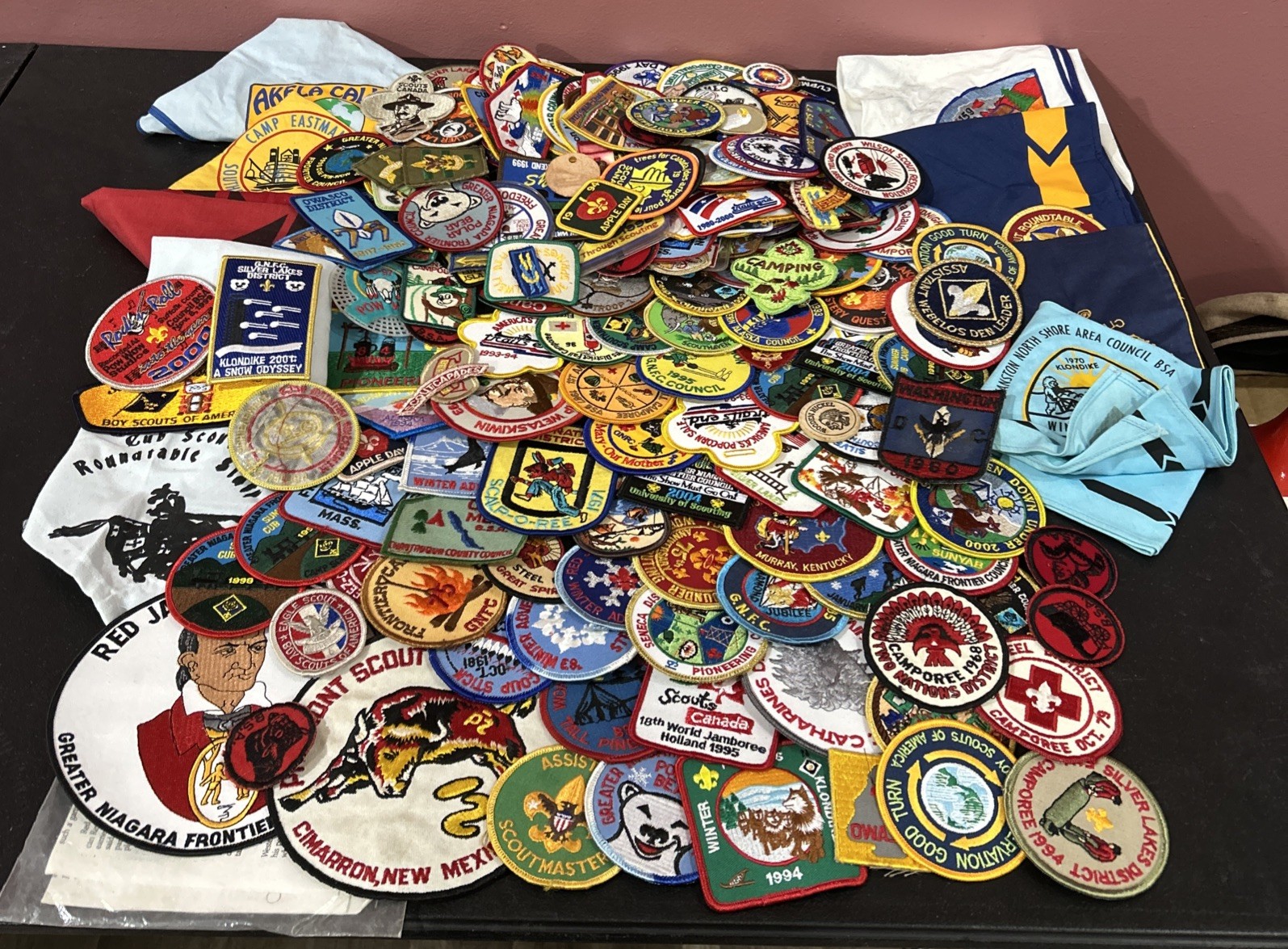 BSA Patches Boy Scouts of America GIANT Lot of Embroidered Patches 1960's -1990s