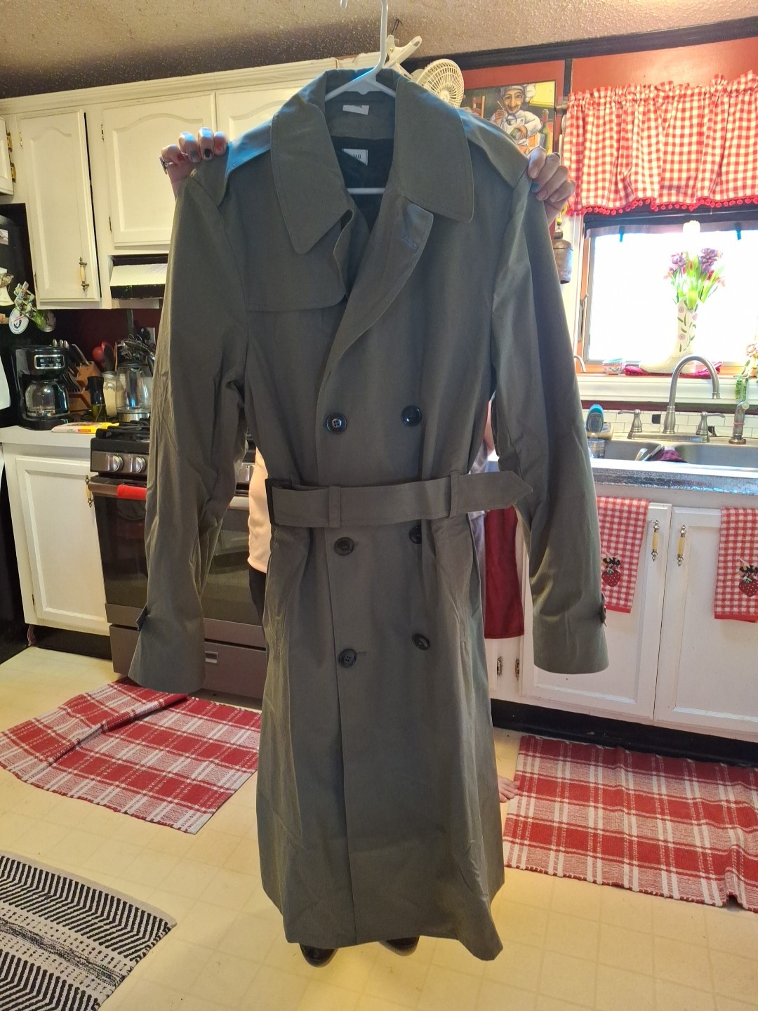 Lined  WW2 Trench Coat 