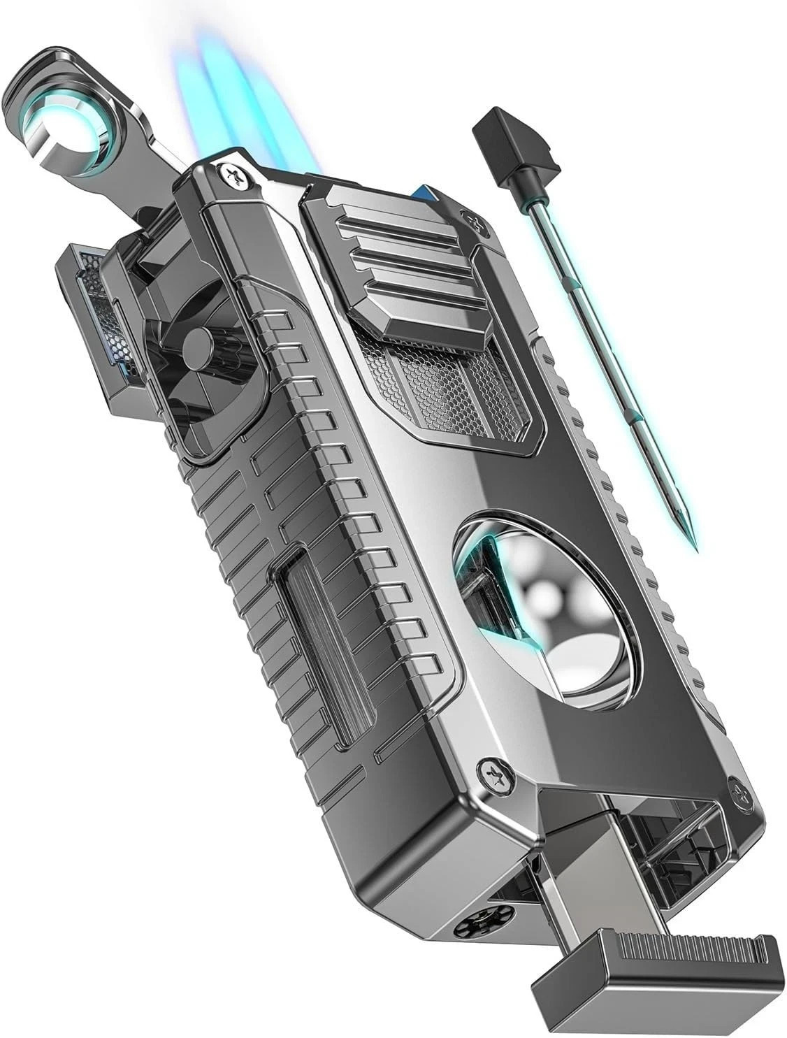 5 in 1 Butane Torch Lighter, All in One for Men