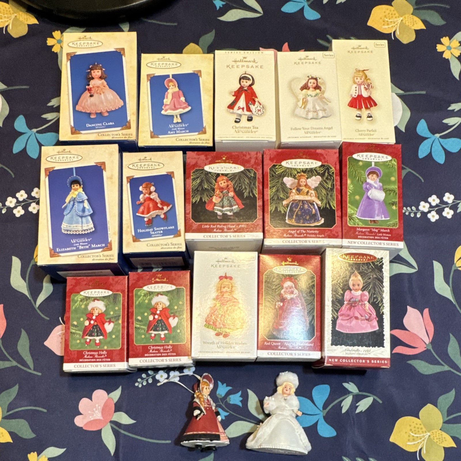 Hallmark Keepsake Madame Alexander Ornament lot - 17 (2 w/o box)