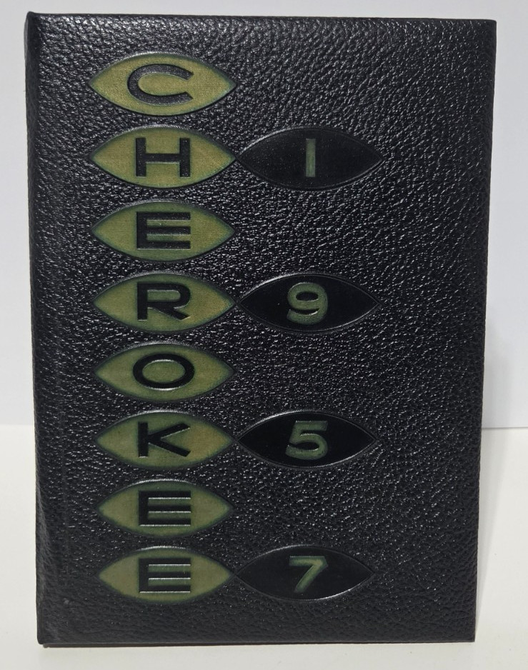 VTG 1957 Yearbook Cherokee Sequoia High School Redwood City California