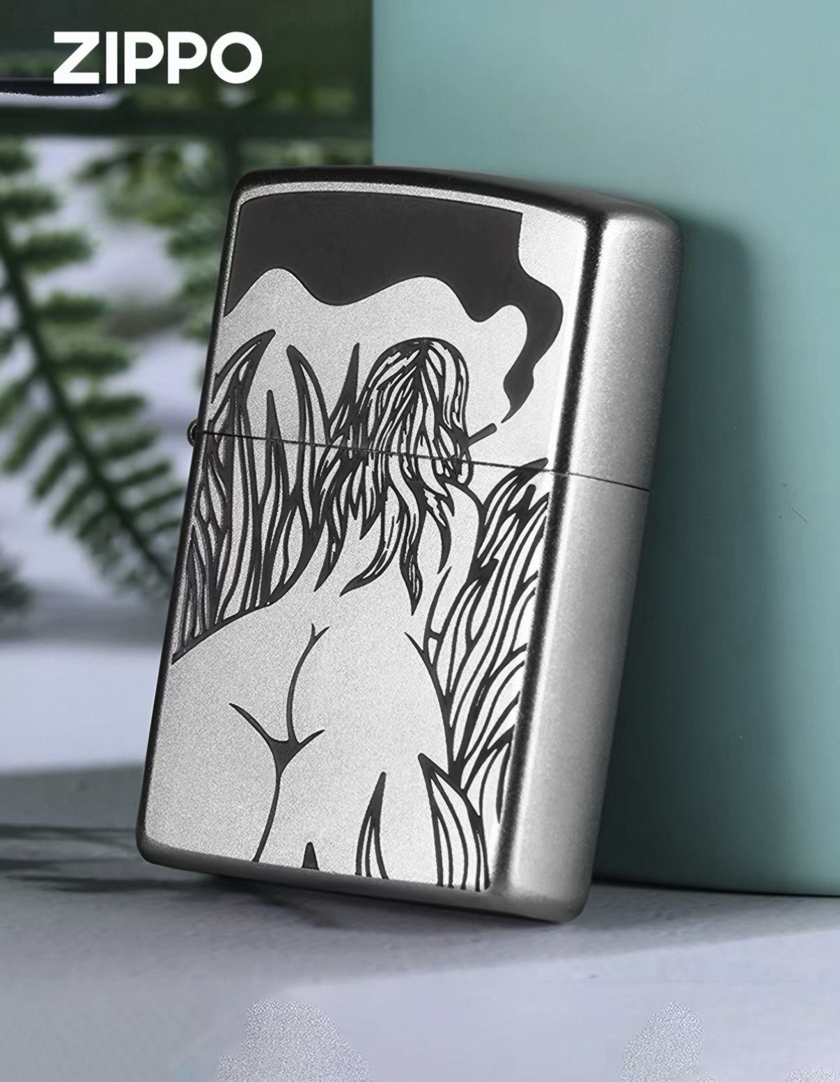 New Zippo oil Lighter Woman with box