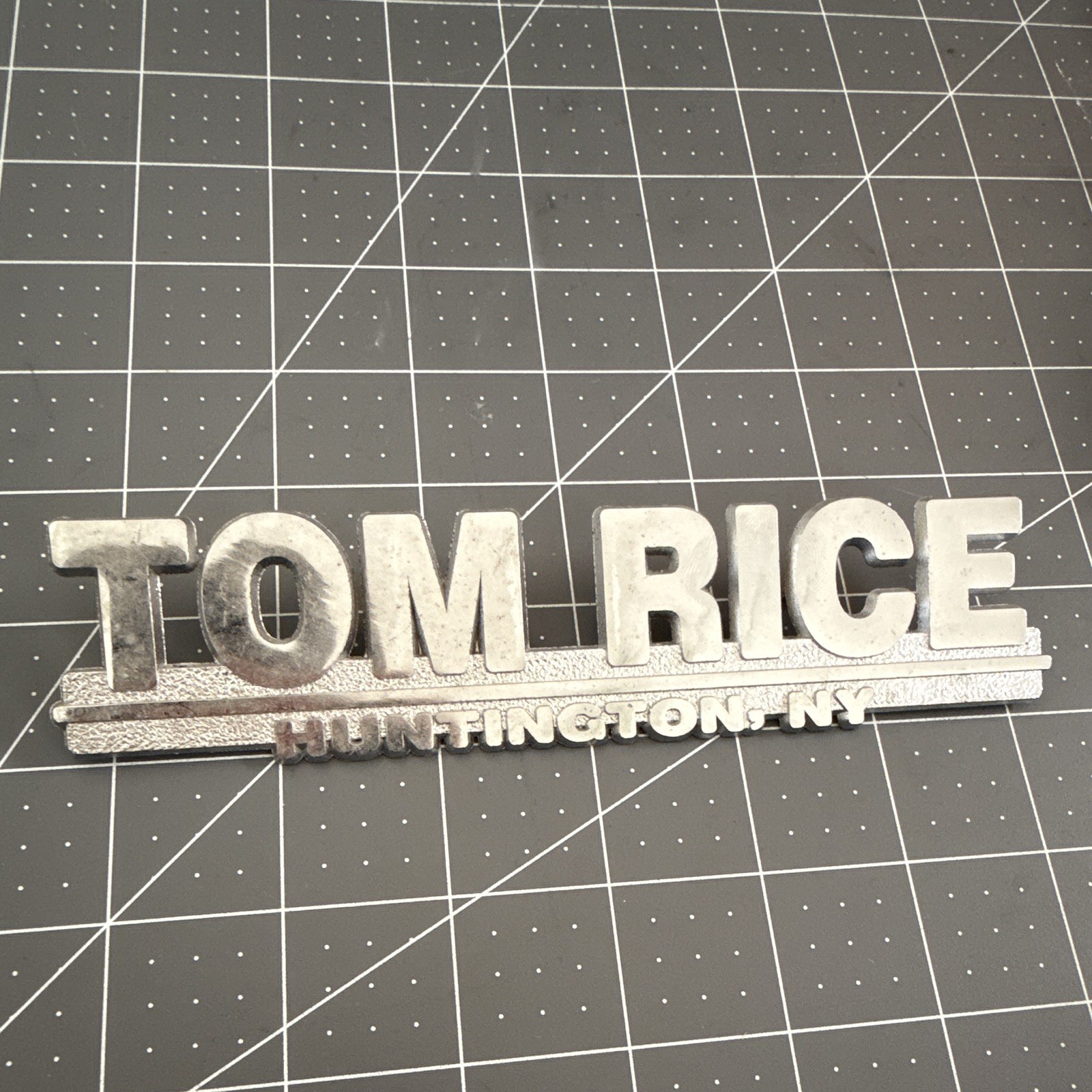 Vintage — Town & Rice Car Huntington, NY Emblem Vintage — Town & Rice Car Huntington, NY Emblem