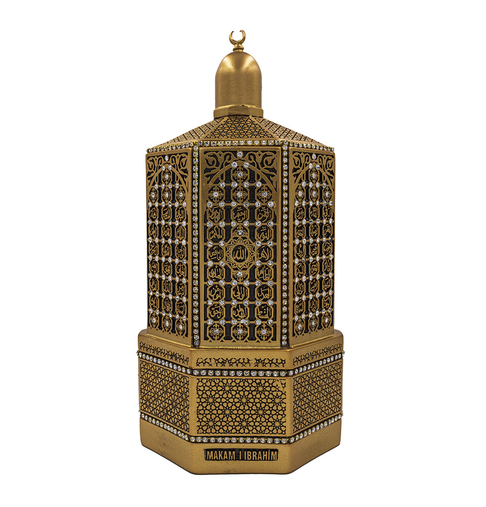 Modefa Turkish Islamic Home Table Decor | Maqam Ibrahim | Large - Gold S3030
